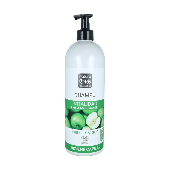 Naturabio Champú Vitalidad Aloe Vera y Manzana Bio 740 ml Naturabio Champú Vitalidad Aloe Vera y Manzana Bio 740 ml