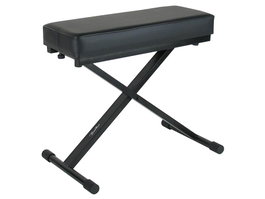 Boston Banqueta Teclado Boston Cuero Negro 53X24 cm