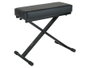 Boston Banqueta Teclado Boston Cuero Negro 53X24 cm
