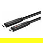 LINDY Cable Híbrido USB 3.2 Gen 2 y DisplayPort 1.4 Tipo C, 10 Metros, Referencia LINDY