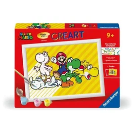 Ravensburger Kit Pintura por Números Super Mario 25529 (18 x 24 cm) CreArt Kids
