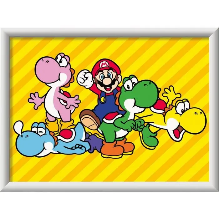 Ravensburger Kit Pintura por Números Super Mario 25529 (18 x 24 cm) CreArt Kids