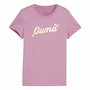Camiseta de Manga Corta Infantil Puma Essentials+ Script Metallic G