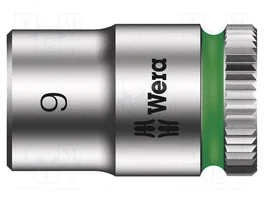 WERA Vaso Zyklop HEX 9mm 1/4 de pulgada