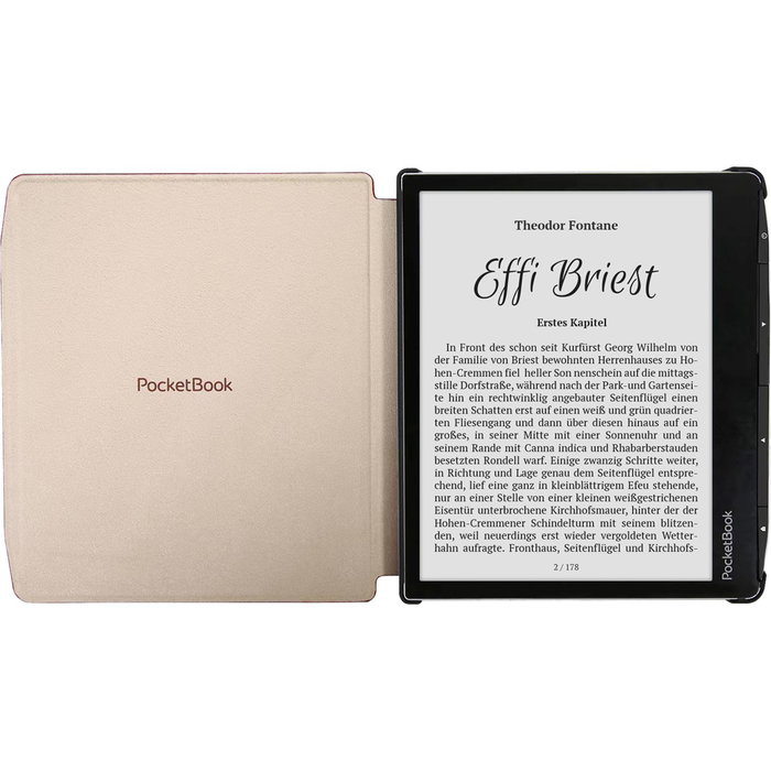 PocketBook Era Funda PocketBook HN-SL-PU-700-BN-WW Marrón para 7 pulgadas / 17.8 cm