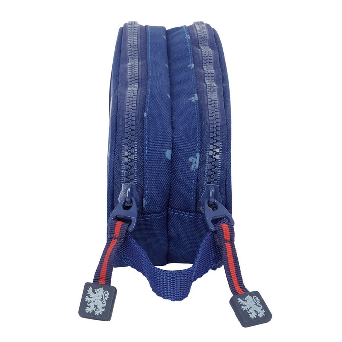 Portatodo Doble Harry Potter Captain Azul marino 21 x 8 x 6 cm