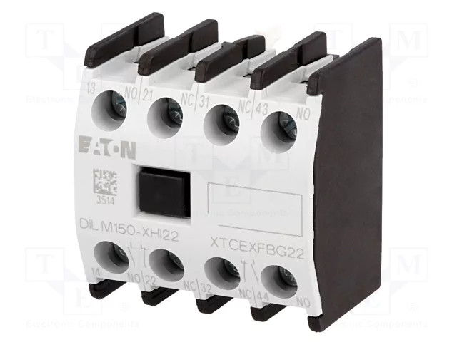 EATON ELECTRIC Contactores auxiliares DILM150-XHI13 con agarres de tornillo EATON ELECTRIC Contactores auxiliares DILM150-XHI13 con agarres de tornillo