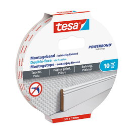 Tesa Montageband Tapete&Putz 10kg 5m x 19mm