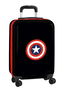 Maleta de Cabina Capitán América Negro 20'' 34,5 x 55 x 20 cm