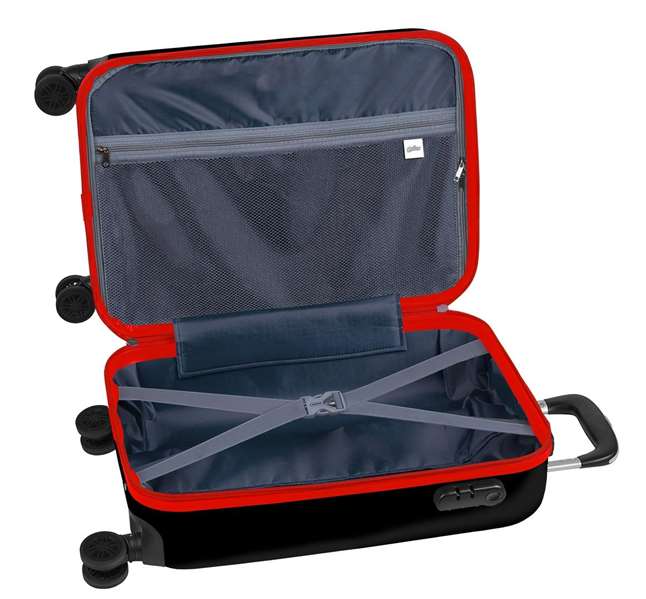 Maleta de Cabina Capitán América Negro 20'' 34,5 x 55 x 20 cm