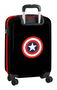 Maleta de Cabina Capitán América Negro 20'' 34,5 x 55 x 20 cm