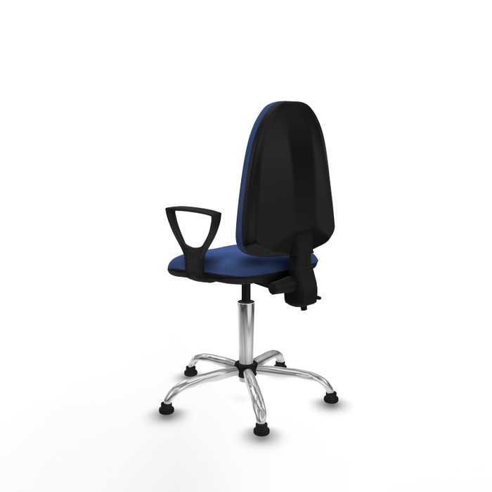 PIQUERAS Y CRESPO Silla de oficina Aýna Azul marino con Brazos Fijos