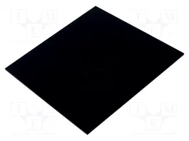 ORNO Panel Decorativo Negro de Plexiglass PMMA 170x170x10mm