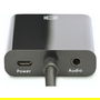 Digitus DA-70847 Adaptador Micro HDMI a VGA, Convertidor, Negro, 1080p Full HD (1920 x 1080), para Portátil, PC