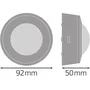 Ledvance Sensor de Techo 360° IP44 para Luz y Movimiento, Modo Luz Continua o Activación por Movimiento, Protección IP44 para Interior, Escaleras, Baño