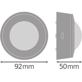 Ledvance Sensor Techo Ledvance 360º Ip44 Blanco