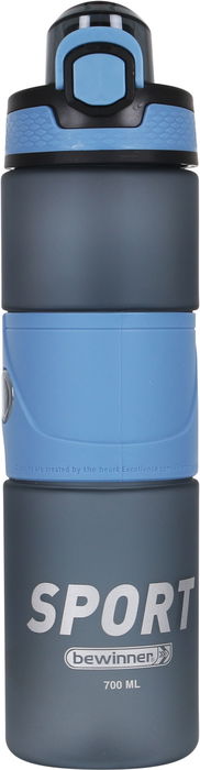 Bewinner Botella Sport Agua 700Ml - Ancho 6,9 cm, Alto 26,6 cm, Largo 7,9 cm (12 Unidades)