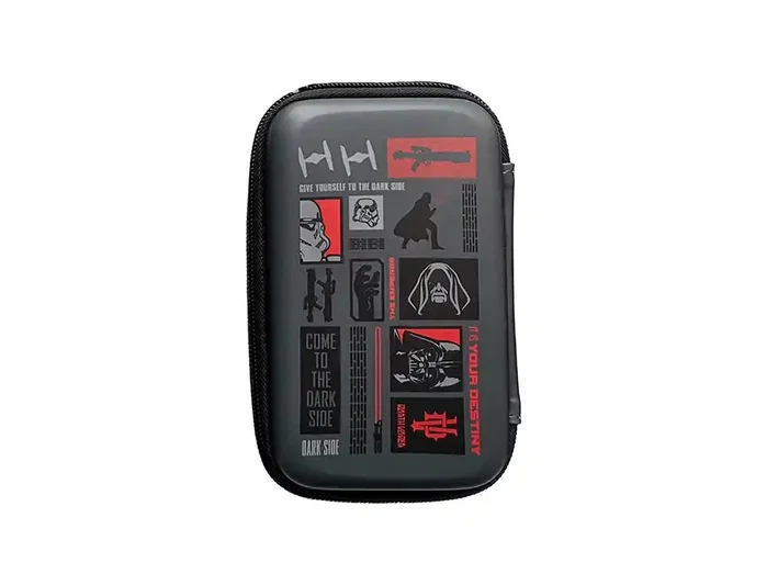 Wondee Hard Case Star Wars Dark Side Funda Rígida Protectora para HDD 2.5", Power Banks, Cámaras y Accesorios - Licencia Oficial Disney