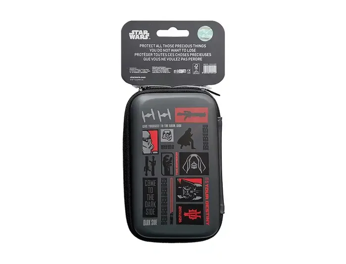 Wondee Hard Case Star Wars Dark Side Funda Rígida Protectora para HDD 2.5", Power Banks, Cámaras y Accesorios - Licencia Oficial Disney