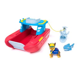 SPIN MASTER Barco de Rescate Sea Patroller de Patrulla Canina con Chase y Tiburón