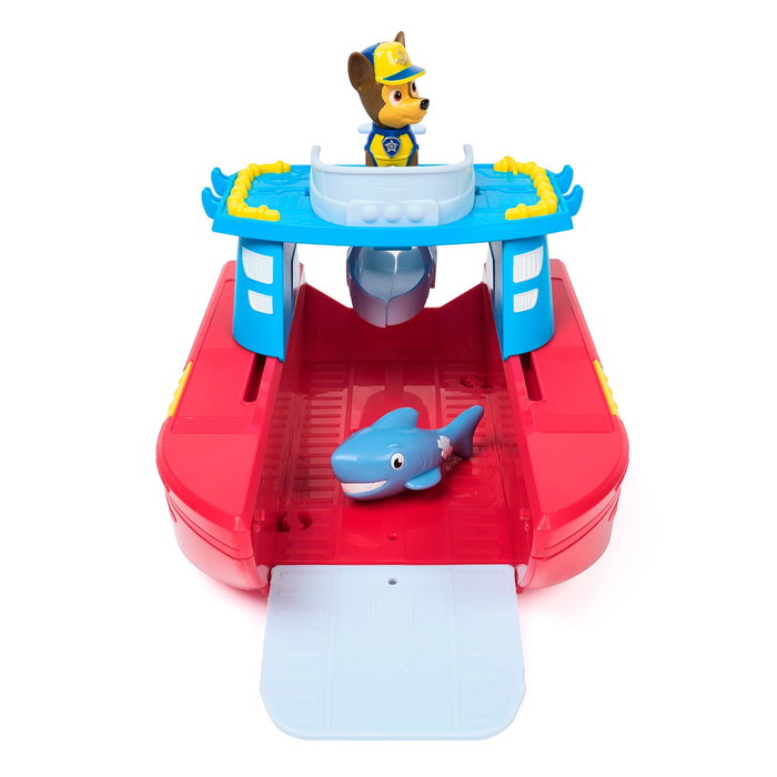 SPIN MASTER Barco de Rescate Sea Patroller de Patrulla Canina con Chase y Tiburón