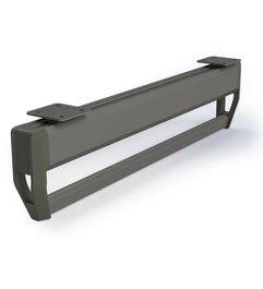 Emuca Colgador con barra extraíble para armario Quartz, Titanio