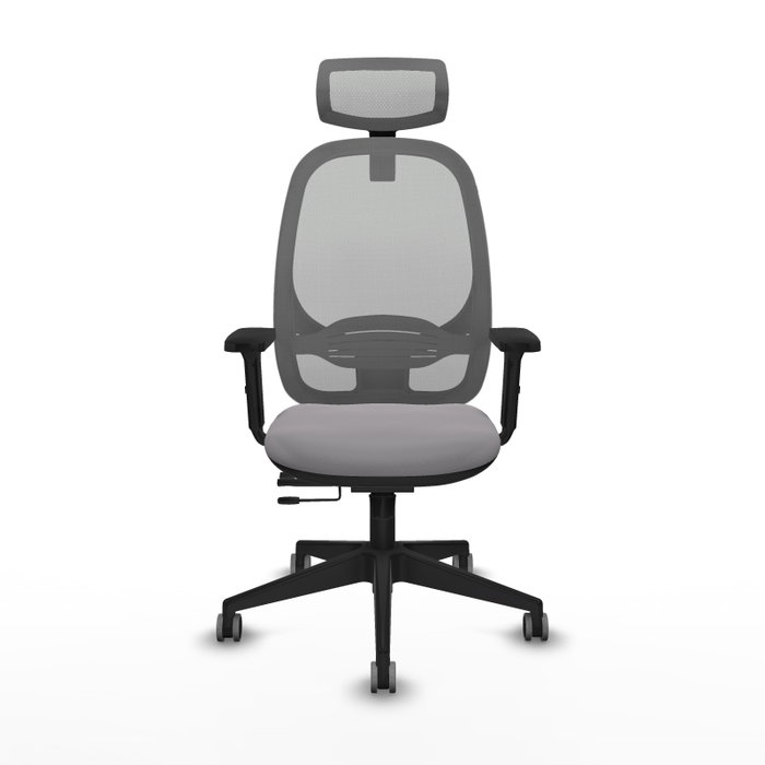 PIQUERAS Y CRESPO Silla de oficina Cilanco Gris con mecanismo Sincro/Traslack