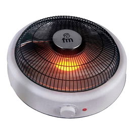 Fm Calefacción Brasero Eléctrico Beta 900, 2 Potencias 450W/900W, Ø39 cm, Resistencia Cerámica, Seguridad Antivuelco