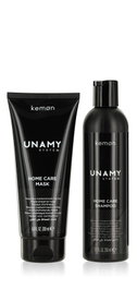 Unamy System Home Care Set Kemon: Unamy System Hair Care, Hair Shampoo, 250 ml + Unamy System Hair Care, Hair Treatment Cream Mask, 200 ml