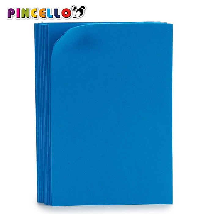Pincello Juego 10 Laminas Goma Eva Azul 20 x 30 cm (Set de 24)