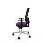 PIQUERAS Y CRESPO Silla de oficina Horna Morado y Negro