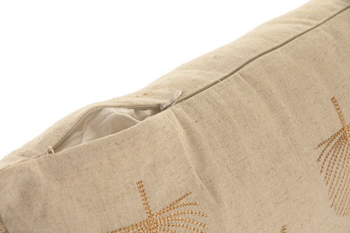 DKD Home Decor Cojín Algodón 50x30x30 Natural Pack de 4