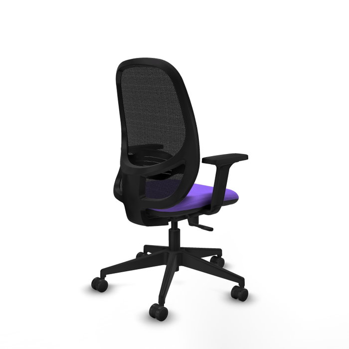 PIQUERAS Y CRESPO Silla de oficina Cilanco con mecanismo Sincro, Lila y Negro PIQUERAS Y CRESPO Silla de oficina Cilanco con mecanismo Sincro, Lila y Negro