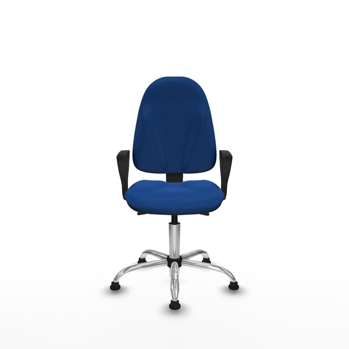 PIQUERAS Y CRESPO Silla de oficina Algarra Azul con mecanismo Asincro