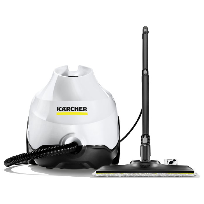 Kärcher SC 3 EasyFix Limpiador a Vapor de Cilindro 1900 W 1 L Boquilla EasyFix para Suelos Duros y Vidrio Negro y Blanco