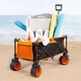 Color Baby Carro de Playa Plegable 86x44x53/108 cm Ruedas 17x10 cm Edad Mínima 3 Años