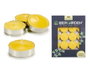 Ibergarden Set de 20 Velas Tea Light Citronela, 15 x 19 x 1.5 cm, Cera, Amarillo, Repelente de Insectos (Set de 48)