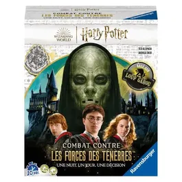 Ravensburger 27354 Juegos de mesa de Harry Potter Combate contra las fuerzas de la oscuridad, basado en el juego Hombre Lobo, Para 9 años