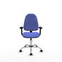PIQUERAS Y CRESPO Silla de oficina Algarra Azul claro con Brazos 2D