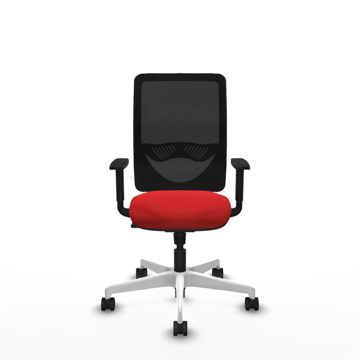 PIQUERAS Y CRESPO Silla de oficina Zulema con mecanismo Sincro, Rojo y Negro PIQUERAS Y CRESPO Silla de oficina Zulema con mecanismo Sincro, Rojo y Negro