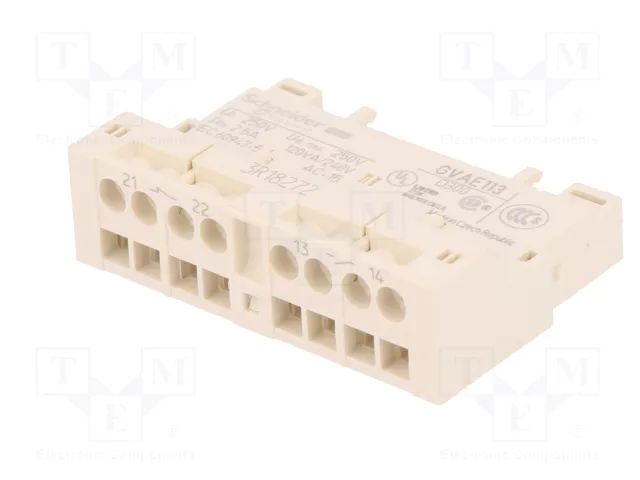 SCHNEIDER ELECTRIC GVAE113 Contactos Auxiliares NO + NC de Frente