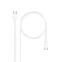 NANO CABLE USB-C 2.0 60W 3A 1m Blanco, Carga Rápida 480 Mbps, Compatible iPhone 15