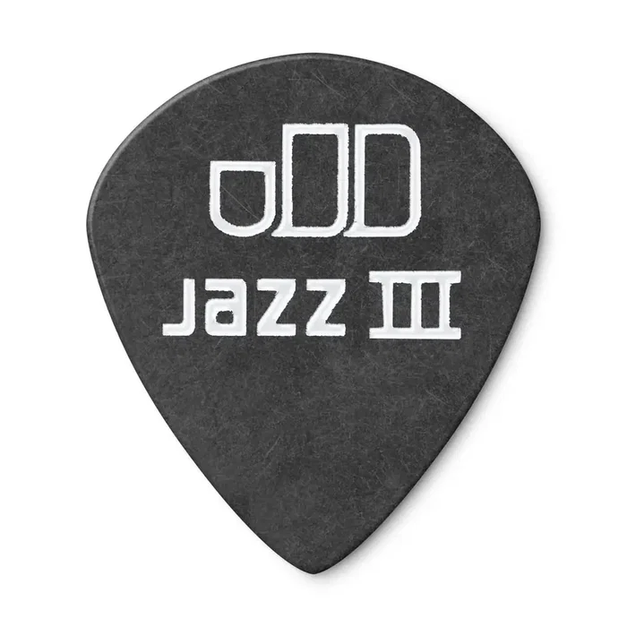 Dunlop Tortex Pitch Black Jazz III 0,60 mm (pack de 12)