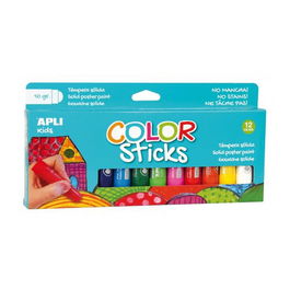 Tempera Solida Apli Sticks Surtido 10G Estuche De 12
