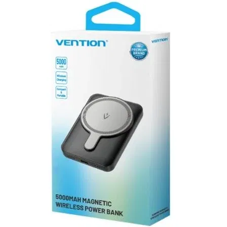 Vention FHSP0 Powerbank 5000mAh 20W Carga Inalámbrica Magnética Rosa