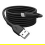 Digitus Cable USB-A a Lightning Silicona 1m MFI Negro