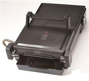 Ariete 1916 Grill Eléctrico 3 en 1 Multifunción | Plancha y Parrilla para Bocadillos y Carne | Apertura 180º | Placas Antiadherentes