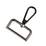 Innspiro Mosquetón con Anilla Rectangular Zamak Níquel Negro 30 mm (5 unidades)