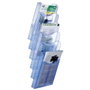 Archivo 2000 Expositor Mural Archiplay 6 Compartimentos DIN A4 Vertical Azul Transparente