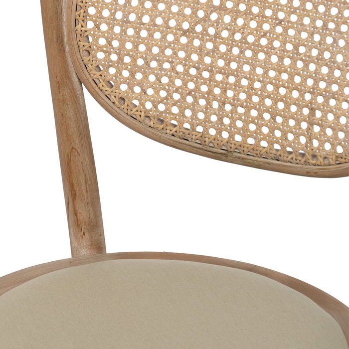 Ixia Silla Natural-Beige de Madera y Tejido Ixia Silla Natural-Beige de Madera y Tejido